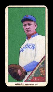 Picture of Helmar Brewing Baseball Card of Art Griggs, card number 209 from series T206-Helmar