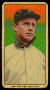Picture of Helmar Brewing Baseball Card of Homer Hillebrand, card number 212 from series T206-Helmar