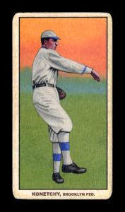 Picture of Helmar Brewing Baseball Card of Ed Konetchy, card number 214 from series T206-Helmar