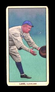 Picture of Helmar Brewing Baseball Card of Grover Land, card number 215 from series T206-Helmar