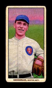Picture of Helmar Brewing Baseball Card of Fred Snodgrass, card number 232 from series T206-Helmar
