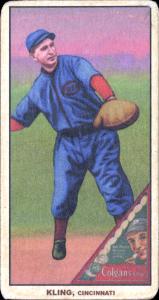 Picture of Helmar Brewing Baseball Card of Johnny Kling, card number 234 from series T206-Helmar