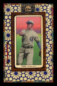 Picture, Helmar Brewing, T206-Helmar Card # 236, Johnny EVERS, Throwing, no pinstripes, Chicago Cubs