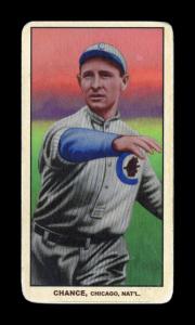 Picture, Helmar Brewing, T206-Helmar Card # 239, Frank CHANCE, Throwing, eyes not shaded, Chicago Cubs