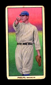 Picture of Helmar Brewing Baseball Card of Ed Phelps, card number 243 from series T206-Helmar