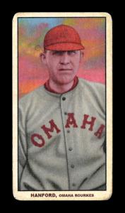 Picture of Helmar Brewing Baseball Card of Charlie Hanford, card number 244 from series T206-Helmar