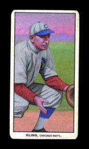 Picture, Helmar Brewing, T206-Helmar Card # 252, Johnny Kling, Catching crouch, Chicago Cubs