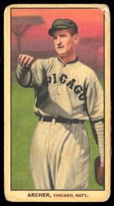 Picture of Helmar Brewing Baseball Card of Jimmy Archer, card number 256 from series T206-Helmar