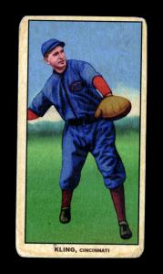 Picture, Helmar Brewing, T206-Helmar Card # 262, Johnny Kling, Blue uniform, Cincinnati Reds