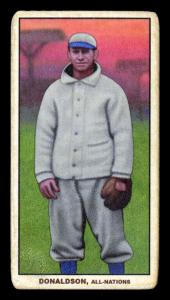 Picture of Helmar Brewing Baseball Card of John Donaldson, card number 272 from series T206-Helmar