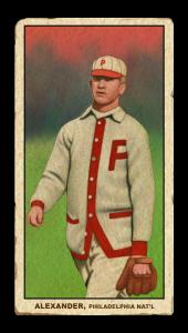 Picture of Helmar Brewing Baseball Card of Grover Cleveland ALEXANDER (HOF), card number 27 from series T206-Helmar