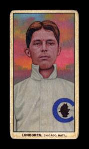 Picture of Helmar Brewing Baseball Card of Carl Lundgren, card number 288 from series T206-Helmar
