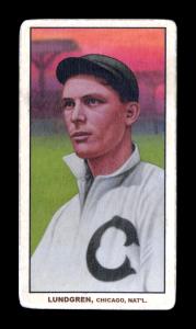 Picture of Helmar Brewing Baseball Card of Carl Lundgren, card number 291 from series T206-Helmar