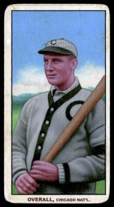 Picture of Helmar Brewing Baseball Card of Orval Overall, card number 300 from series T206-Helmar