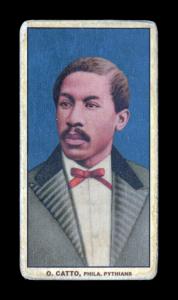 Picture of Helmar Brewing Baseball Card of Octavius Catto, card number 319 from series T206-Helmar