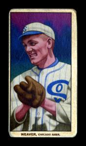 Picture, Helmar Brewing, T206-Helmar Card # 353, Buck Weaver, Glove at chest, looking right, Chicago White Sox