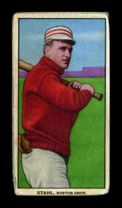 Picture of Helmar Brewing Baseball Card of Chick Stahl, card number 360 from series T206-Helmar