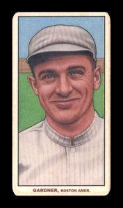 Picture of Helmar Brewing Baseball Card of Larry Gardner, card number 402 from series T206-Helmar