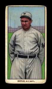 Picture of Helmar Brewing Baseball Card of Larry Doyle, card number 423 from series T206-Helmar