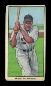 Picture of Helmar Brewing Baseball Card of Burnis Wright, card number 453 from series T206-Helmar