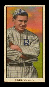 Picture of Helmar Brewing Baseball Card of Chief Meyers, card number 46 from series T206-Helmar
