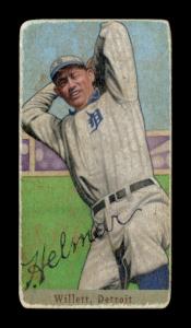 Picture of Helmar Brewing Baseball Card of Ed Willett, card number 481 from series T206-Helmar