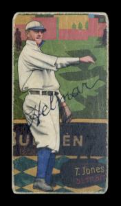 Picture, Helmar Brewing, T206-Helmar Card # 501, Tom Jones, Tile Floor. White Cap, blue bill., Detroit Tigers