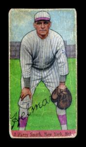 Picture of Helmar Brewing Baseball Card of Harry J. Smith, card number 502 from series T206-Helmar