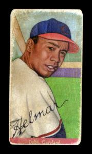 Picture, Helmar Brewing, T206-Helmar Card # 503, Larry DOBY, Bat cocked, Cleveland Indians