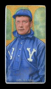 Picture of Helmar Brewing Baseball Card of Al Orth, card number 526 from series T206-Helmar