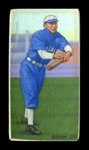 Picture, Helmar Brewing, T206-Helmar Card # 535, Dave Altizer, Full figure, end of swing, Chicago White Sox