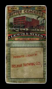 Picture, Helmar Brewing, T206-Helmar Card # 547, Charley O'Leary, In front of sign. Blue uniform, Detroit Tigers