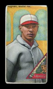 Picture, Helmar Brewing, T206-Helmar Card # 554, Tom Hughes, Heavy gray sweater, portrait, Boston Braves