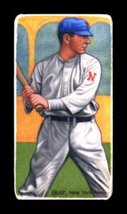 Picture of Helmar Brewing Baseball Card of Walter Blair, card number 566 from series T206-Helmar