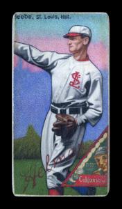 Picture, Helmar Brewing, T206-Helmar Card # 578, Fred Beebe, soft throw, St. Louis Cardinals