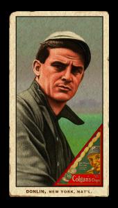 Picture of Helmar Brewing Baseball Card of Mike Donlin, card number 81 from series T206-Helmar