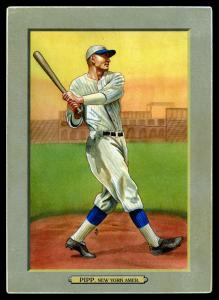 Picture of Helmar Brewing Baseball Card of Wally Pipp, card number 104 from series T3-Helmar