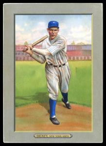 Picture of Helmar Brewing Baseball Card of Bill DICKEY, card number 111 from series T3-Helmar