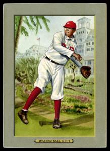 Picture of Helmar Brewing Baseball Card of Walter Ball, card number 119 from series T3-Helmar