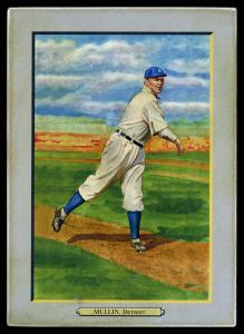 Picture, Helmar Brewing, T3-Helmar Card # 11, George Mullin, Pitching Follow Through, Detroit Tigers