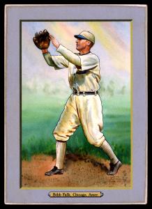 Picture of Helmar Brewing Baseball Card of Bibb Falk, card number 136 from series T3-Helmar