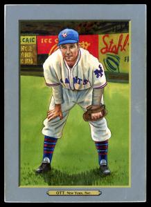 Picture of Helmar Brewing Baseball Card of Mel OTT, card number 145 from series T3-Helmar
