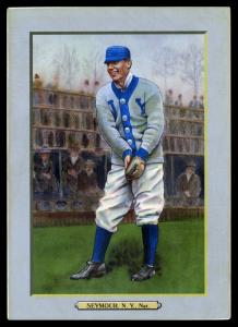 Picture of Helmar Brewing Baseball Card of Cy Seymour, card number 164 from series T3-Helmar