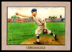 Picture of Helmar Brewing Baseball Card of Dummy Taylor, card number 172 from series T3-Helmar