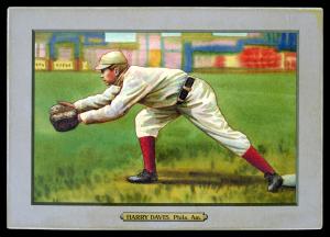 Picture of Helmar Brewing Baseball Card of Harry Davis, card number 181 from series T3-Helmar