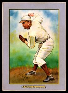 Picture, Helmar Brewing, T3-Helmar Card # 195, Bobby WALLACE (HOF), About to throw, St. Louis Browns