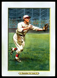 Picture, Helmar Brewing, T3-Helmar Card # 211, Leo DUROCHER, Running, mitt out, St. Louis Cardinals