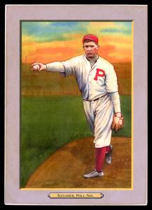 Picture of Helmar Brewing Baseball Card of Grover Cleveland ALEXANDER (HOF), card number 59 from series T3-Helmar
