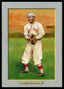 Picture of Helmar Brewing Baseball Card of Bill Carrigan, card number 62 from series T3-Helmar