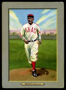 Picture of Helmar Brewing Baseball Card of Ray BROWN, card number 91 from series T3-Helmar